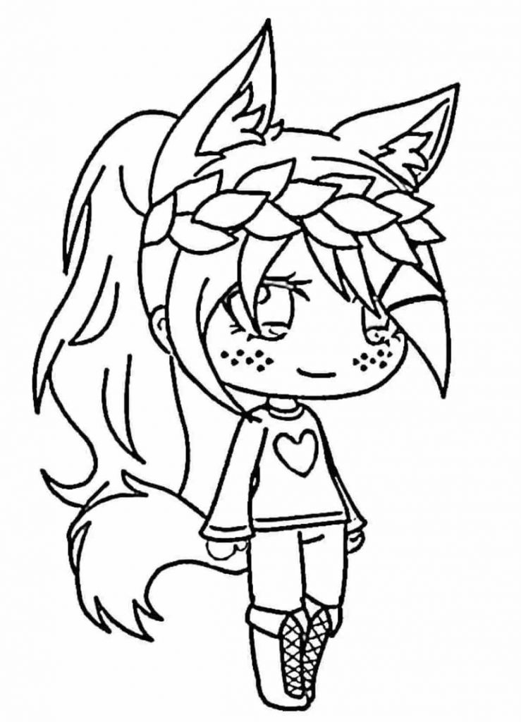 Gacha Life Coloring Pages Interesting Info Articlesubmited