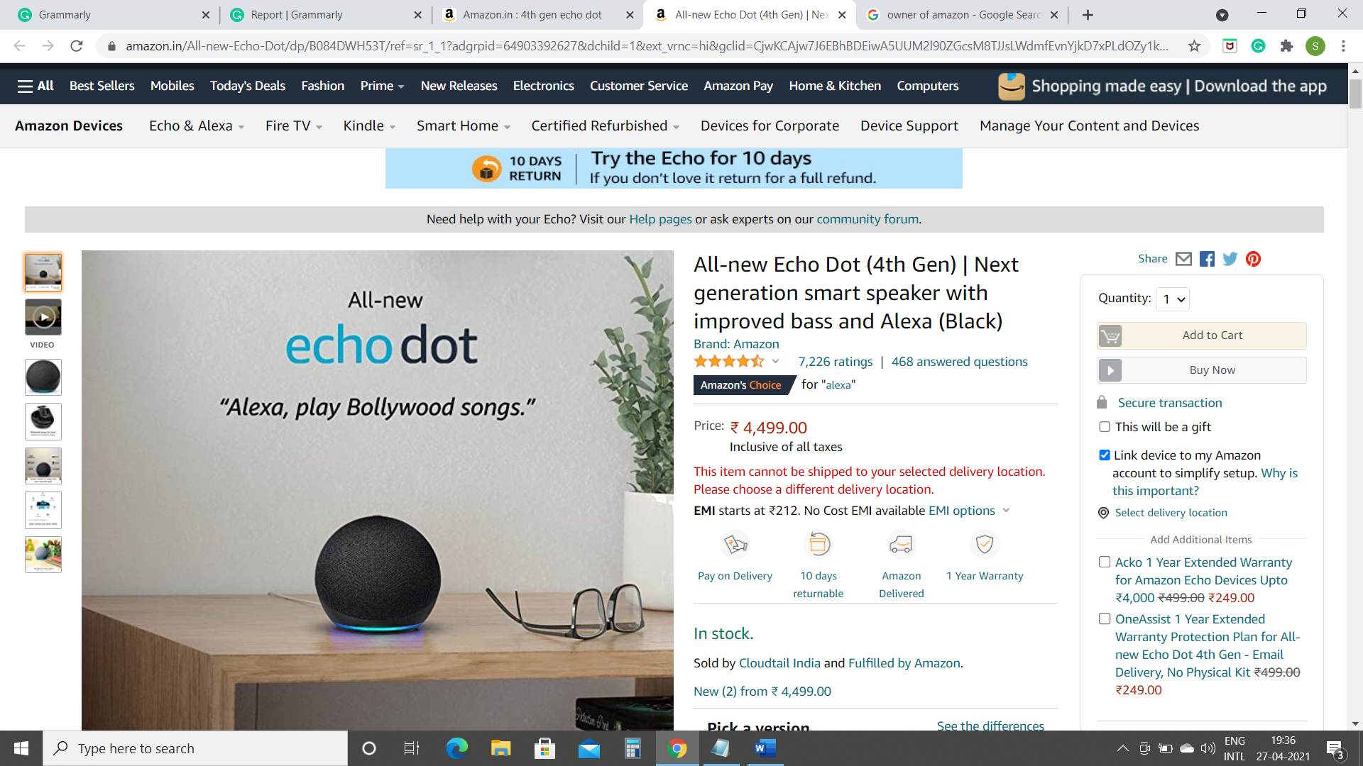Amazon Echo Dot 4th Gen review