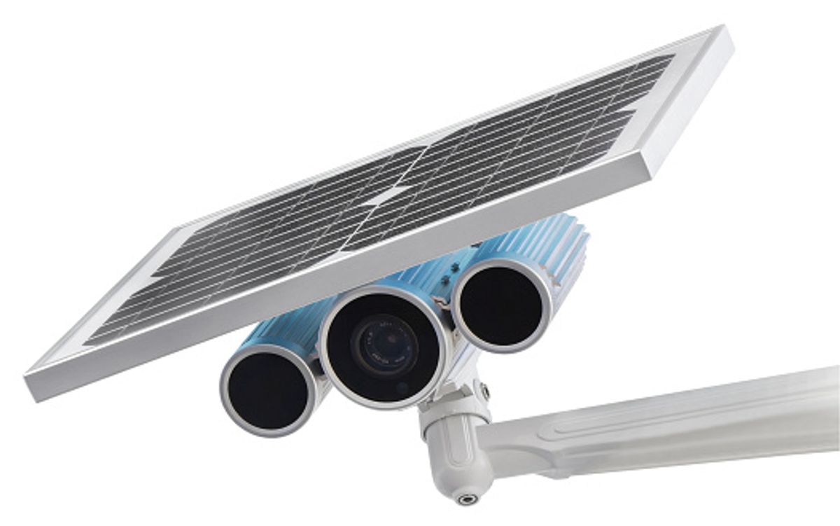 solar powered security camera