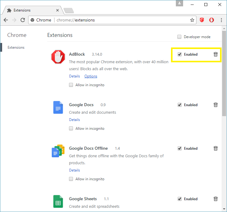 how to remove adware on chrome