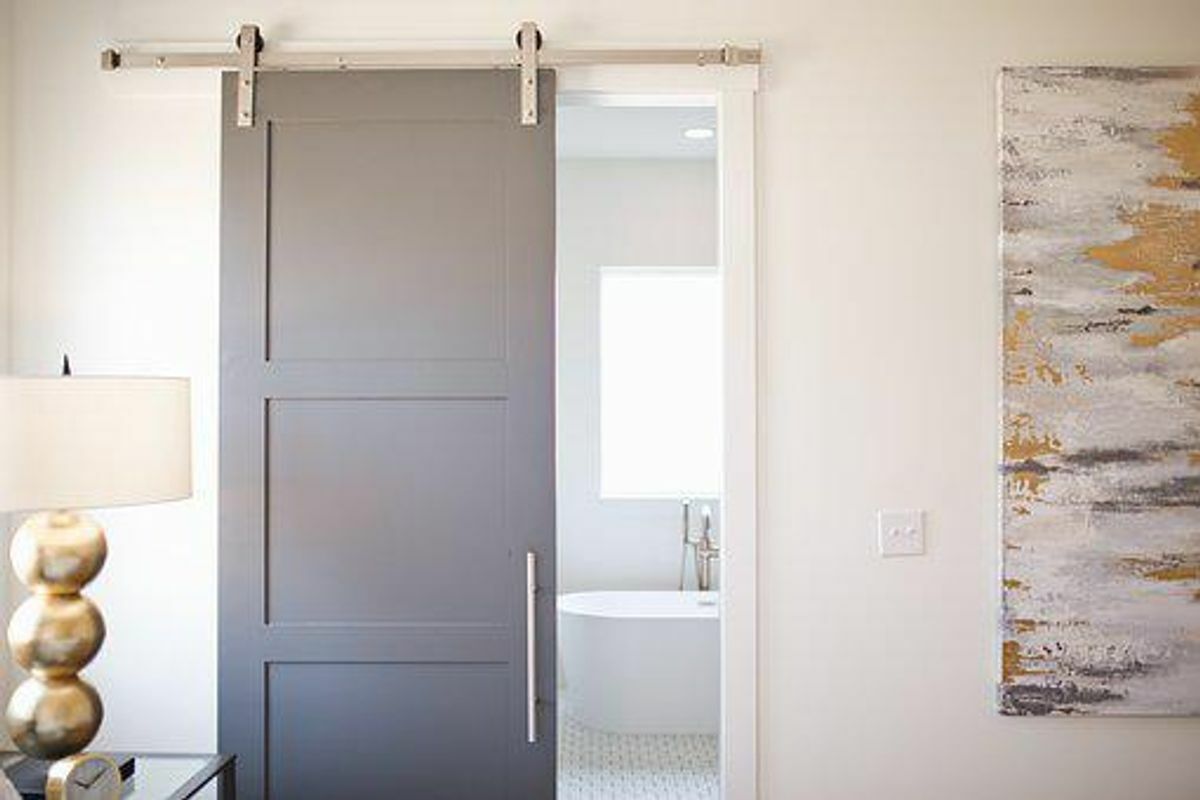 curved sliding door