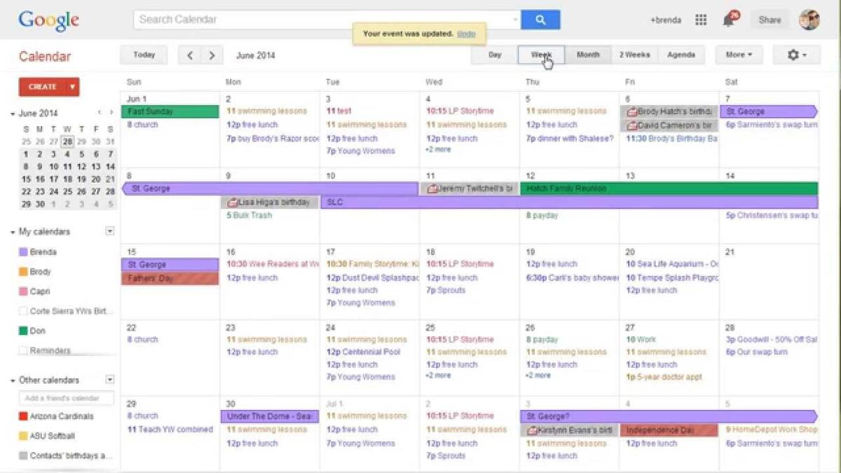 Top 10 Best Family Calendar app