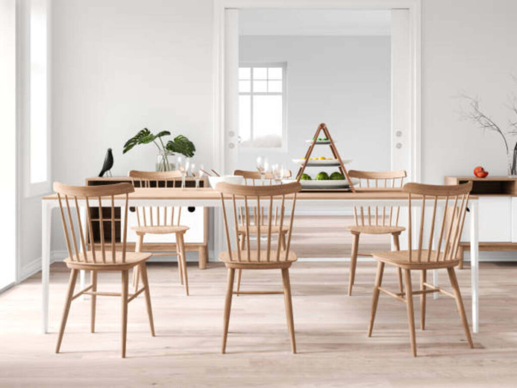 Wooden Chairs in Belgian Style