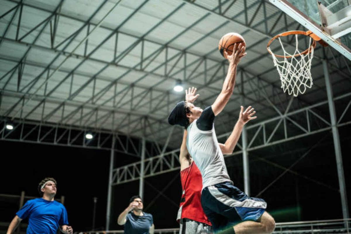 Trampoline Basketball Hoop