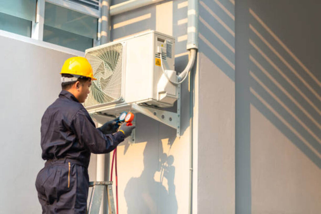 Split system installation