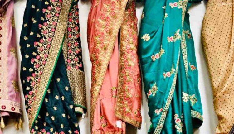 handmade woollen sarees