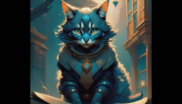 Modern cat art