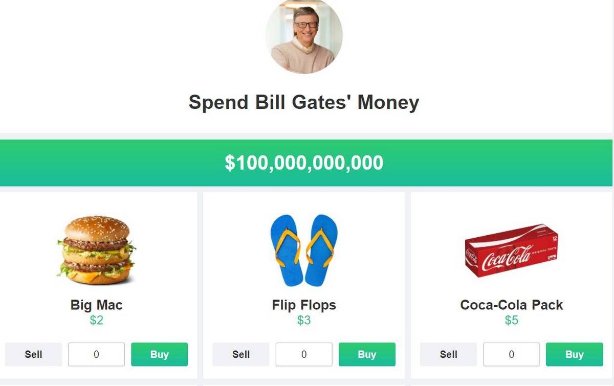 spend bill gates money