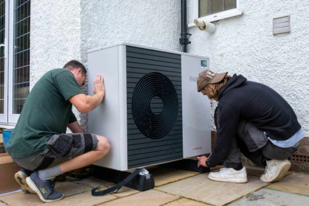 heat pump installation