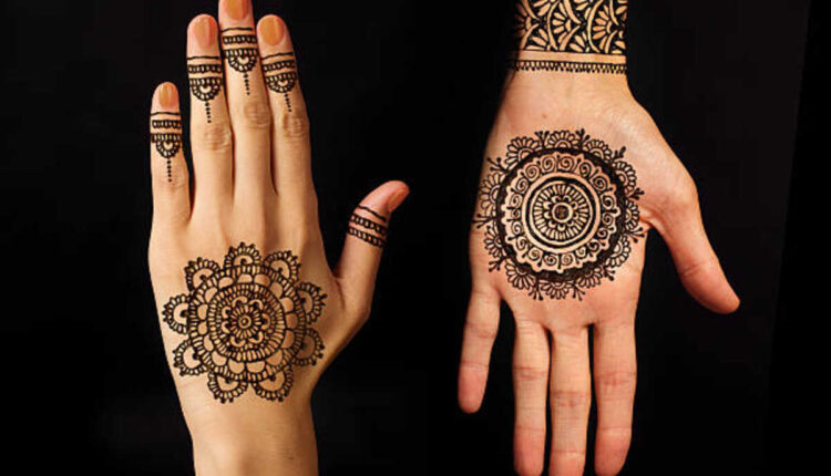 henna tattoo mehndi design simple