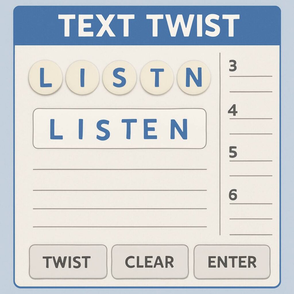 Top Free Online Games Like Text Twist 1