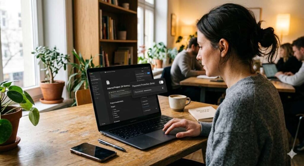 password protect notion page