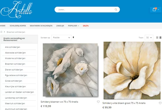 Kan iemand bloemen leren schilderij bloemen?