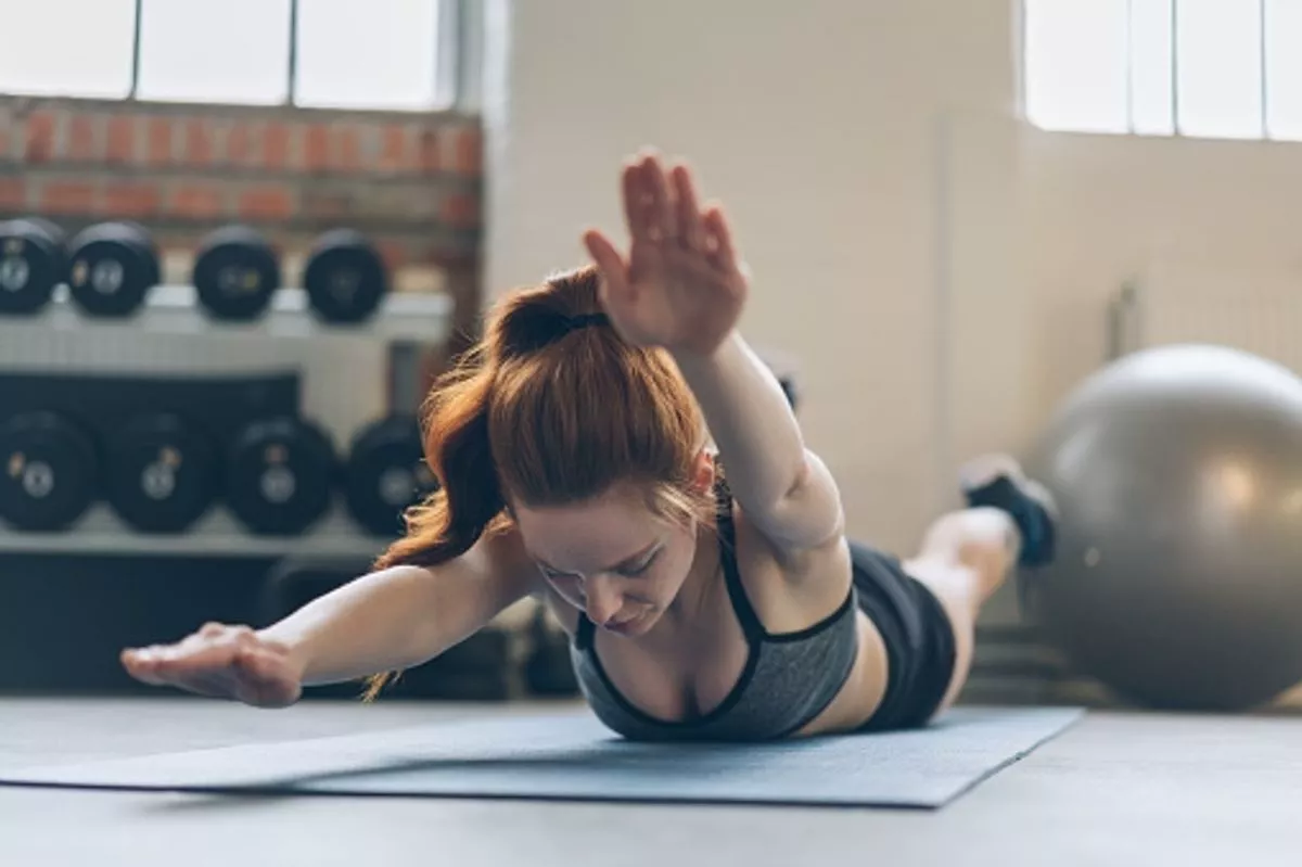 laying down pose