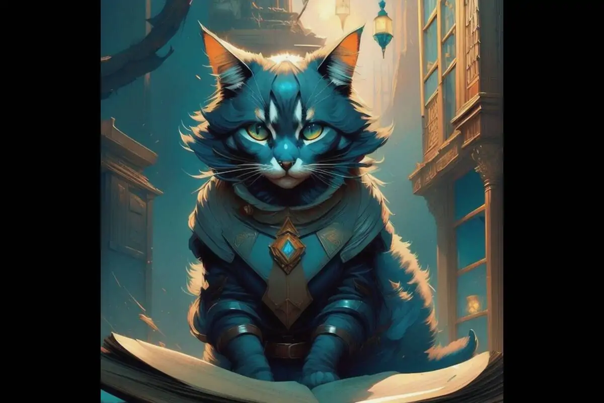 Modern cat art